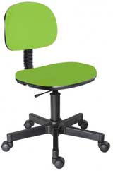 Cadeira verde limão secretária giratória