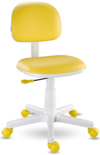 Cadeira giratria kids amarela