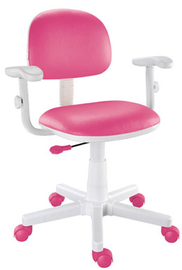 Cadeira
            giratria pink Kids