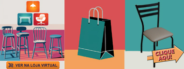 Cadeira DO 447 em aço carbono com assento estofado